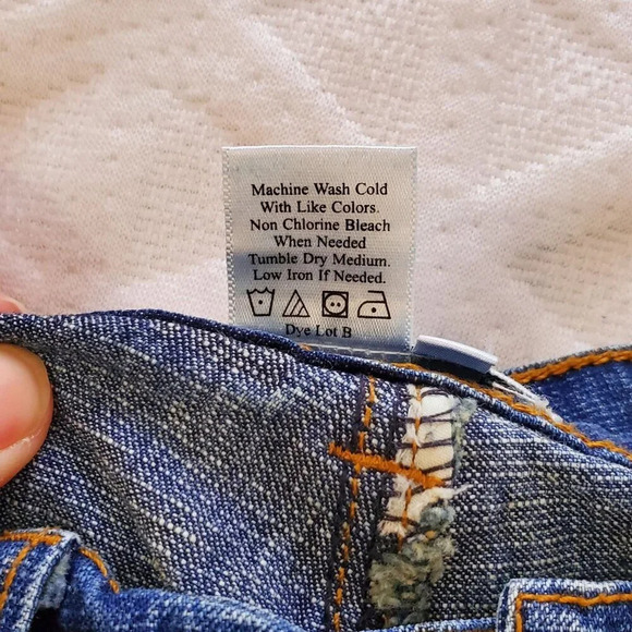 Coldwater Creek Womens Jeans P12 Blue Denim Cotton Blend - Picture 8 of 8